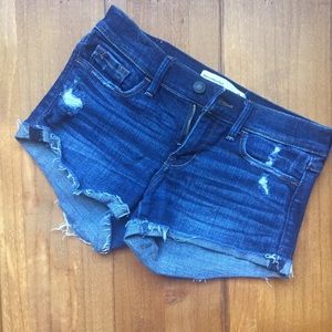 Abercrombie & Fitch Low Rise Jean Shorts